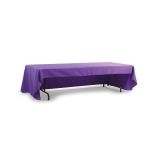 8ft(3)Full Length Sides Table Throws with Customs Dye-sublimation Full Color Printing, Rounded Corners