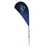 8.2 ft Teardrop Banner with Spike Base (Single Sided Printing)