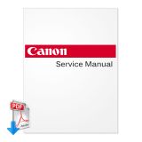 CANON iPF710 Large Format Printer Chinese Service Manual, English Parts List (Direct Download)