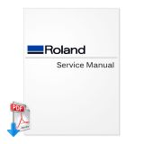 Roland FJ-52 FJ-42 Large Format Printer English Service Manual