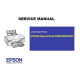 EPSON R280 285 290 Printer English Service Manual, Stylus Photo280 285 290 Maintenance Manual (Direct Download)