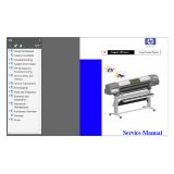 HP DesignJet 5000 5000PS Large Formart Printer Plotter English Service Manual(Direct Download)