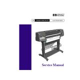 HP Designjet 1050C 1055CM Large Formart Printer Plotter Service Manual (Direct Download)