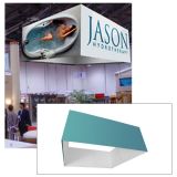 8ft Ceiling Banner Display Square Hanging Sign with Stretch Fabric Graphics
