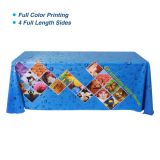 6ft Table Throws with Custom Dye-sublimation Full Color Printing (Rounded Corners)