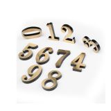 Modern High Quality Mini Copper Numbers for Address Plaque