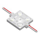 Ving UL SMD 2835 Waterproof LED Module (4 LEDs, white Light, 1.44 W, L46 x W36.5 x H7mm) Suitable for 8-25cm Sign Words, Advertising Light Box