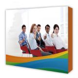 8ft Straight Tension Fabric Pop Up Display Backdrop Stand Trade Show Exhibition Booth and Walls - Frame Only