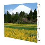 10ft Tension Fabric Pop Up Display Backdrop Stand Trade Show Exhibition Booth and Walls(Graphic Include/single Sided)