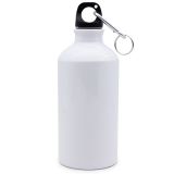 60pcs/Pack 500ml Blank Aluminum Sports Bottle for Sublimation Printing, White
