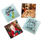 120 Pack Sublimation Personalised Photo Glass Coaster Blanks, 3.9in x 3.9in Square