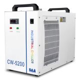 S&A CW-5200DH Industrial Water Chiller (AC 1P 110V 60Hz) for One 8KW Spindle / Welding Equipment / One 130-150W CO2 Glass Laser Tube Cooling, 0.93HP