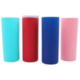 4PCS Unseamed Silicone Wrap for Sublimation Tumblers Silicone Wraps for 20oz Blanks Skinny Straight Cups