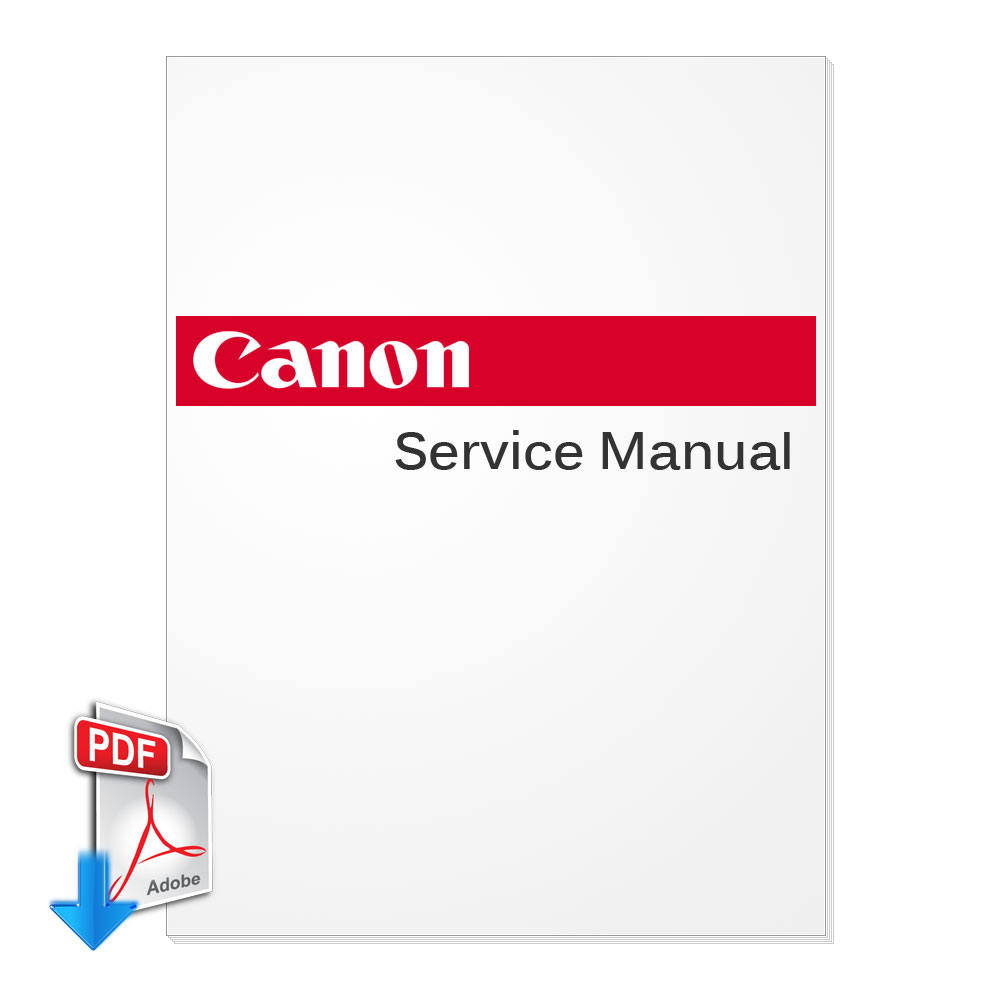 CANON PIXMA/iX5000 iX4000 Printer English Service Manual, Parts List (Direct Download)