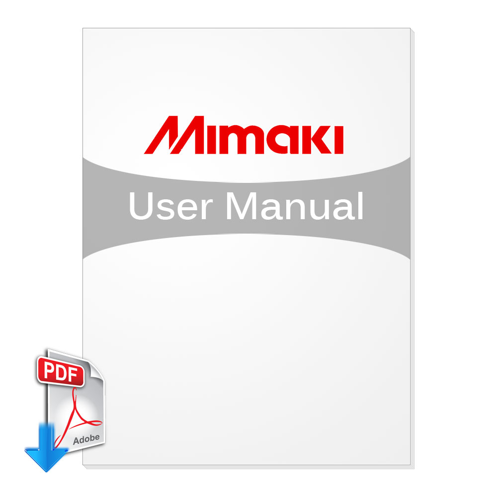 Mimaki GP-604S User Manual (Free Download)