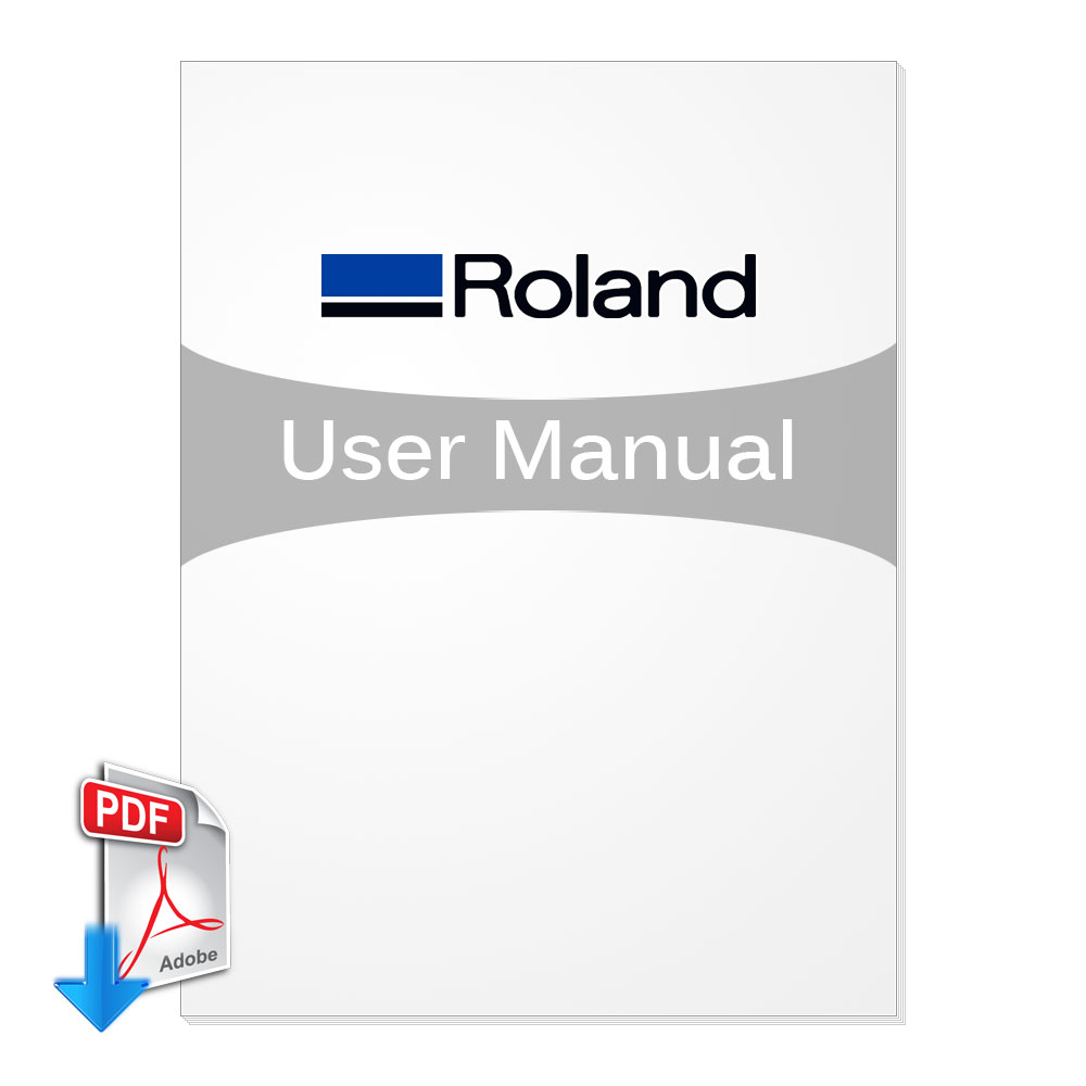 Roland CAMMJET ProII CJ-540, SOLJET ProII SC-540 Users manual (Free Download)