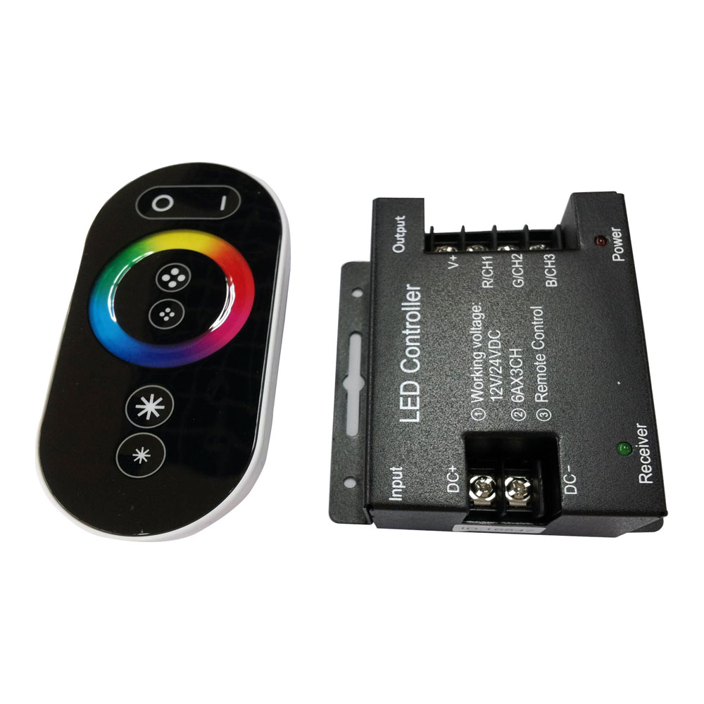 LED RF Controller Touch Screen Dimmable Remote Wireless for LED RGB Module Strip