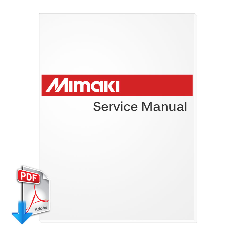 MIMAKI JFX200-2513 UV LED FlatBed InkJet Printer English Service Manual