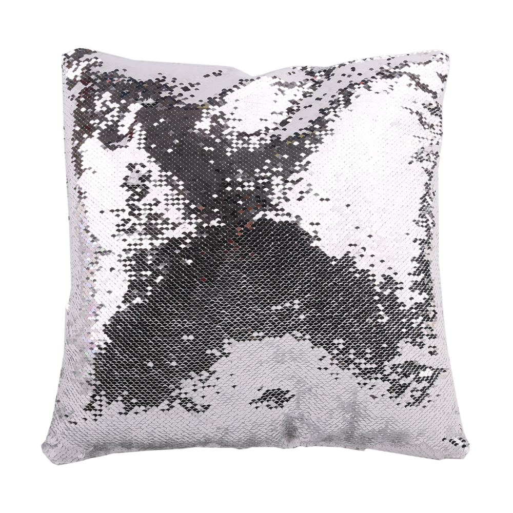 10pcs Square Blank Reversible Sequin Magic Swipe Pillow Cover Cushion Case for Sublimation
