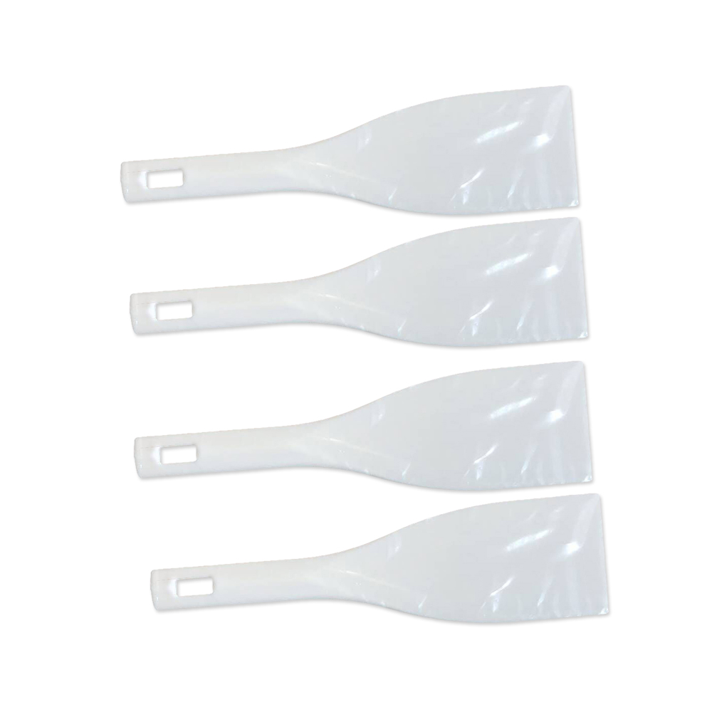 4 pcs 3" Width Gallon Spatula Ink Scoop Silk Screen Printing Shovel Goop Scoop Plastisol