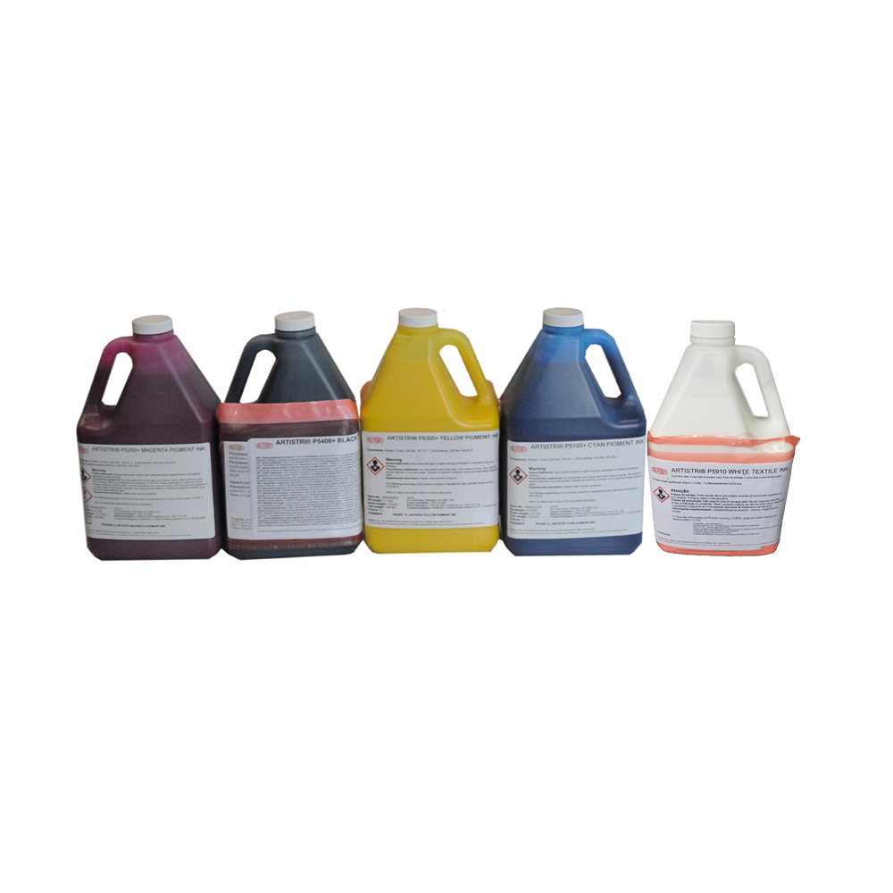 Dupont Artistri CMYK+White Textile Ink DTG Ink - P5000+ Series-10L