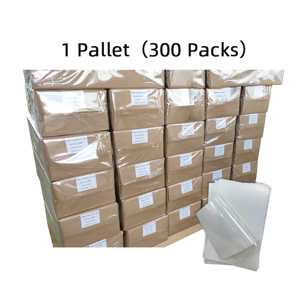 CALCA Waterproof Inkjet Milky Transparency Film 13" x 19" - 100 Sheets/pack - 300 Pack (1 Pallet)