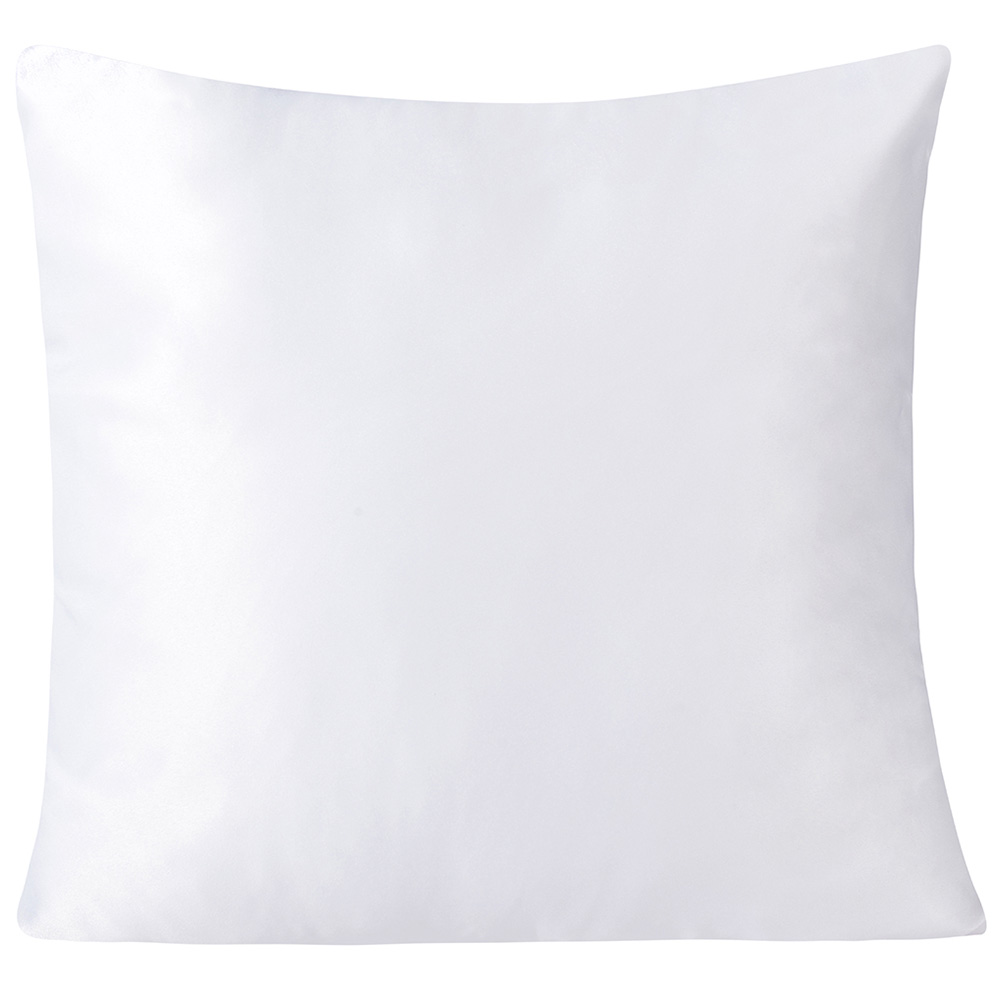 50pcs 17.7in x 17.7in Plain White Sublimation Pillow Case Blanks Cushion Cover Throw Pillow Covers Embroidery Blanks (45 x 45cm)