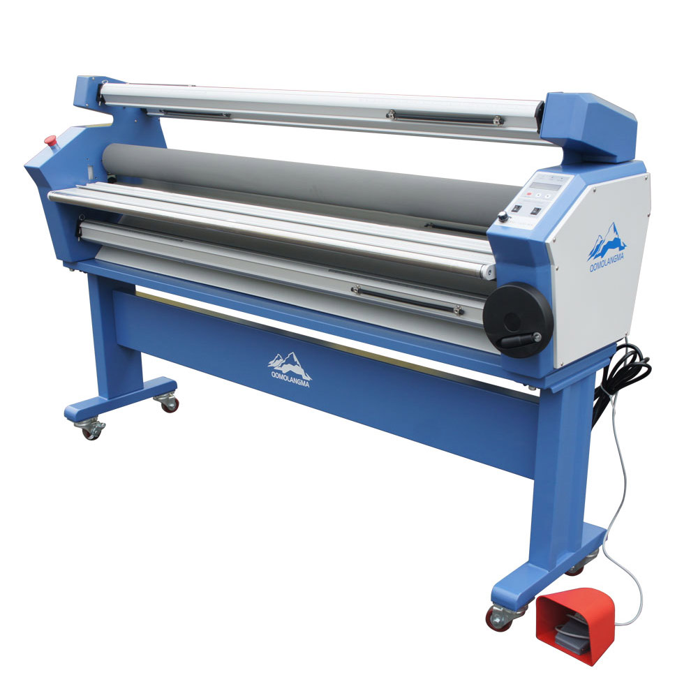 Used Qomolangma 55in Full-auto Wide Format Cold Laminator, with Heat Assisted