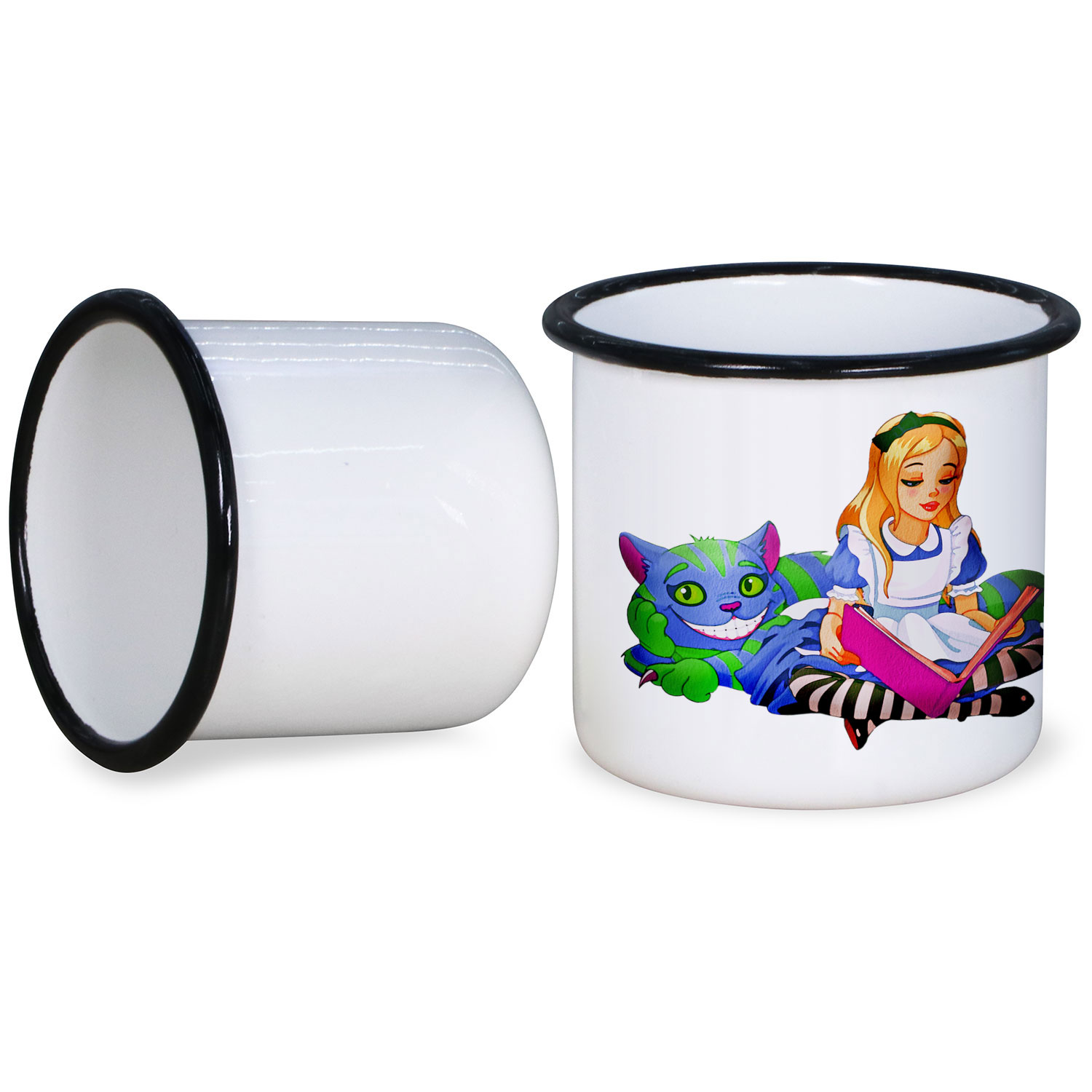 CALCA 12oz Sublimation White Enamel Mug