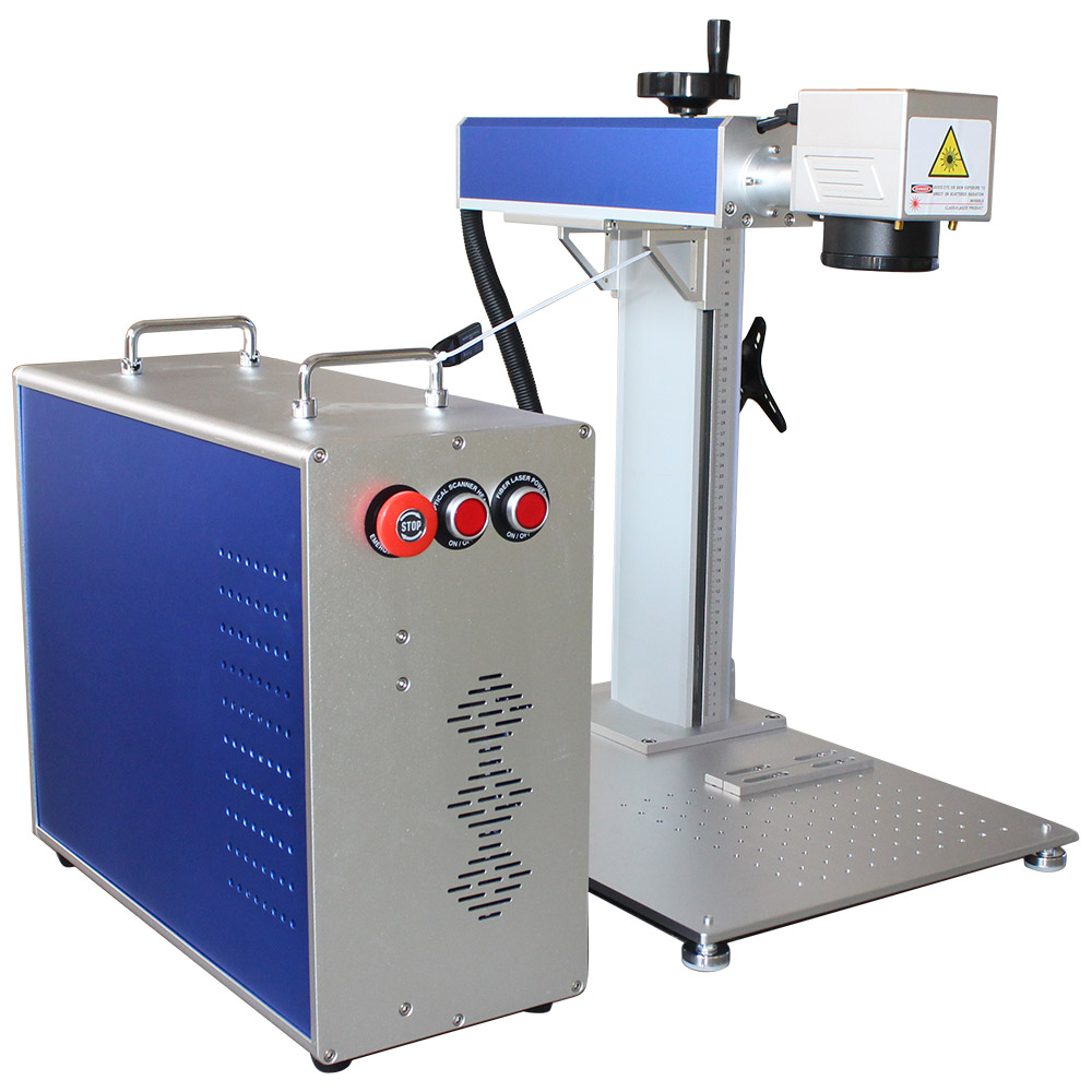 CALCA 50W Fiber Laser Marking Machine For Personalized Laser Engraved Logo Custom Gift, With Raycus Laser + Rotation Axis