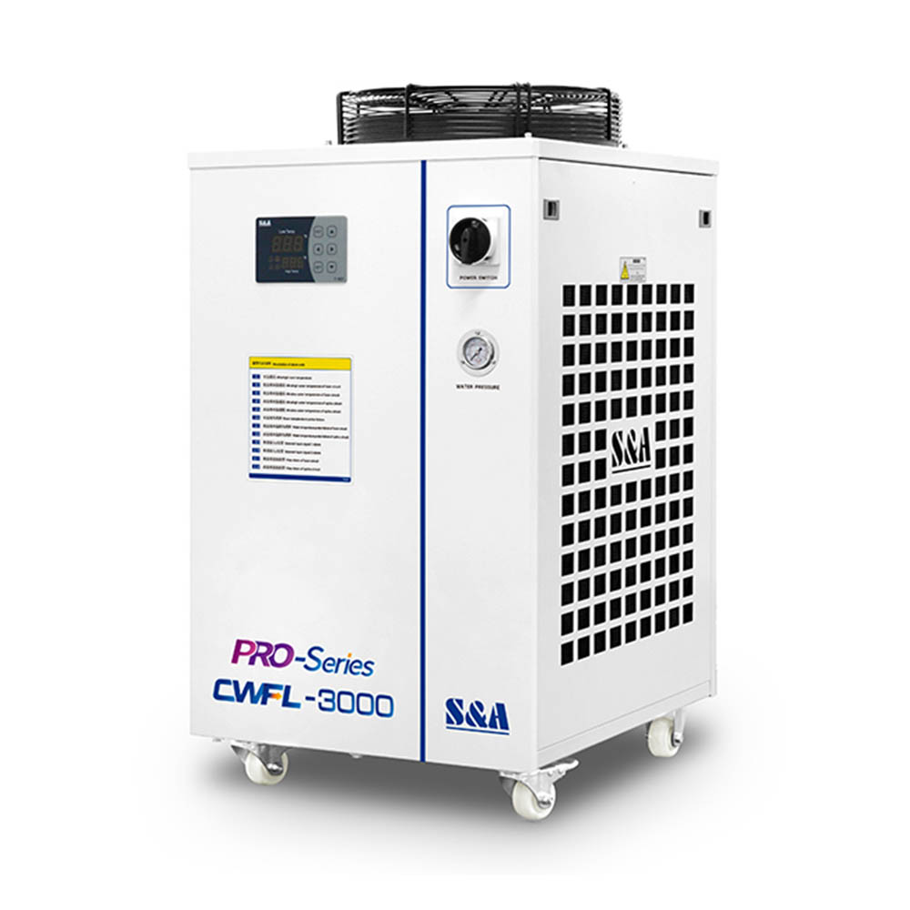 S&A CWFL-3000BN Industrial Water Chiller for 3000W Fiber Laser AC 1P 220V, 60Hz