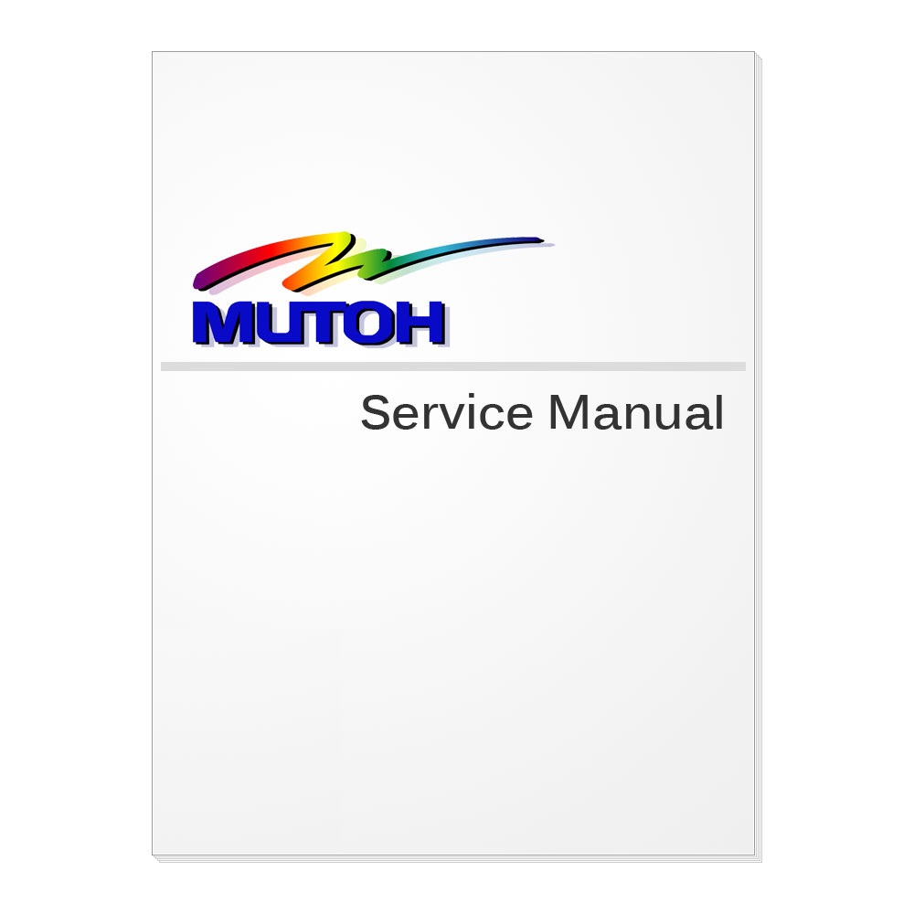 MUTOH ValueJet VJ-1618 Series Service Manual (Direct Download)