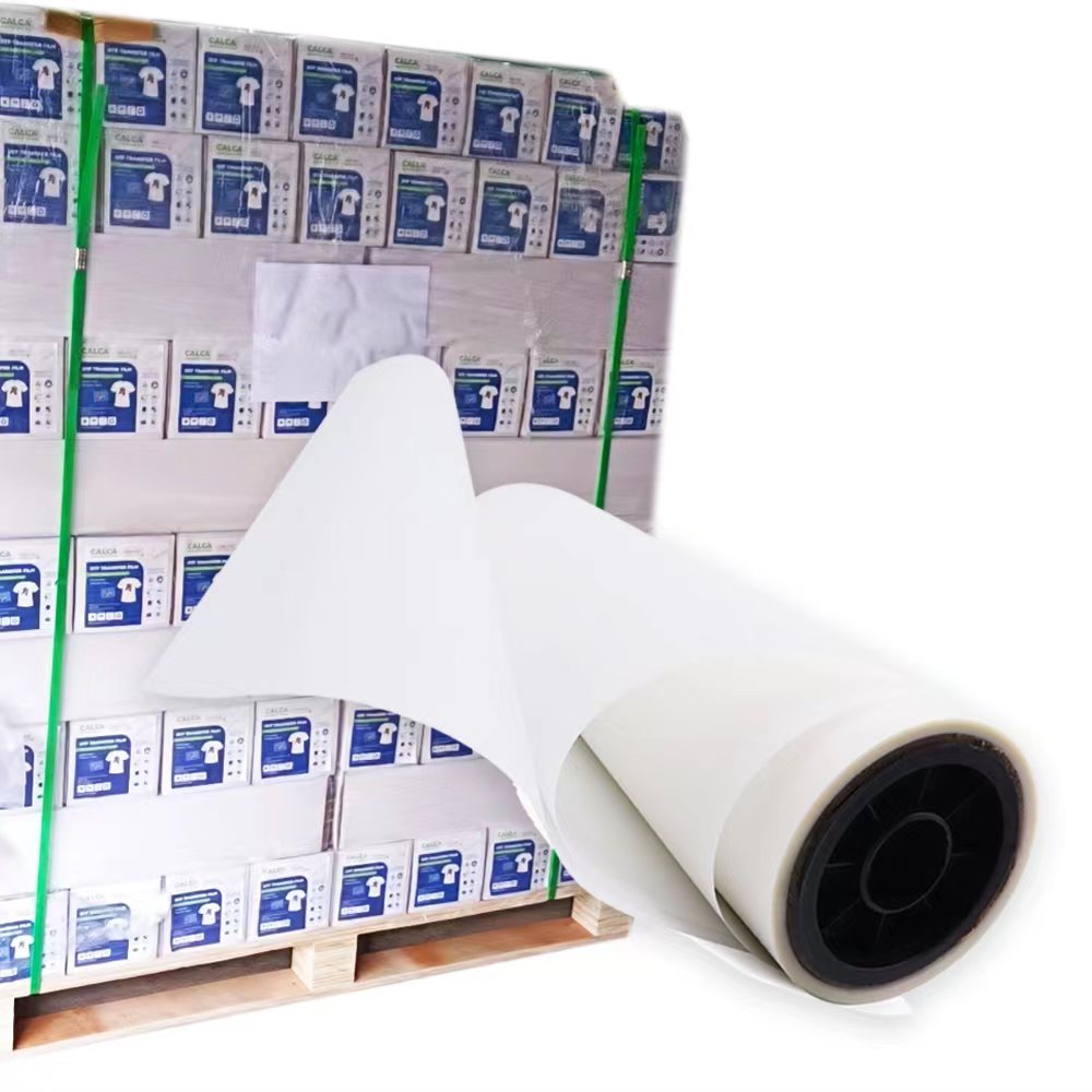 200 Roll/1 Pallet CALCA 11.8in x 328ft DTF Transfer Film Premium Roll - Hot Peel