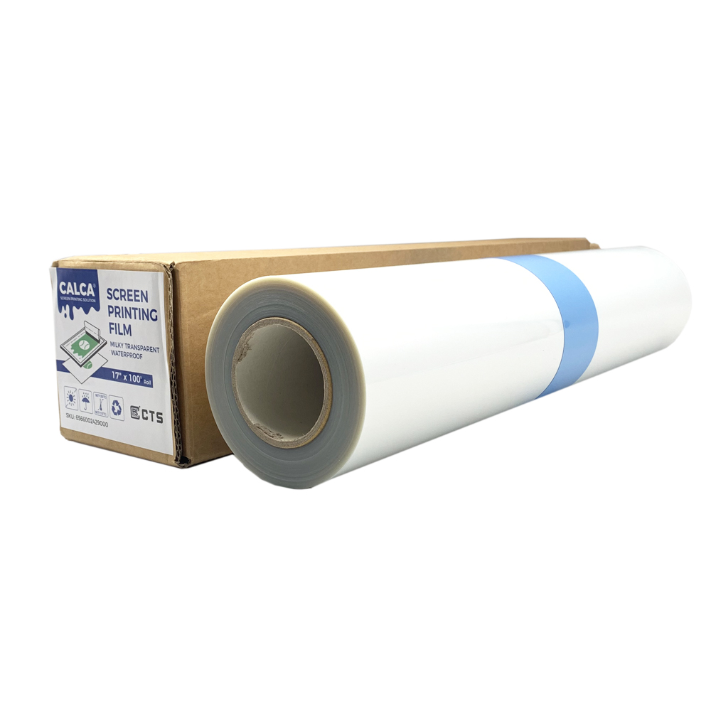 CALCA Waterproof Inkjet Milky Transparency Film for Silk Screen 13" x 100FT - 1 Roll