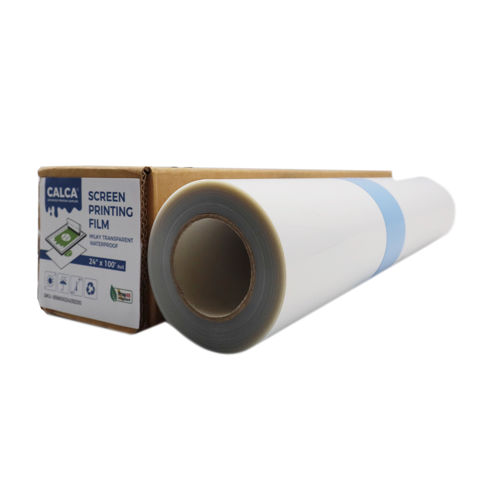 CALCA Waterproof Inkjet Milky Transparency Film for Silk Screen 24" x 100FT - 1 Roll