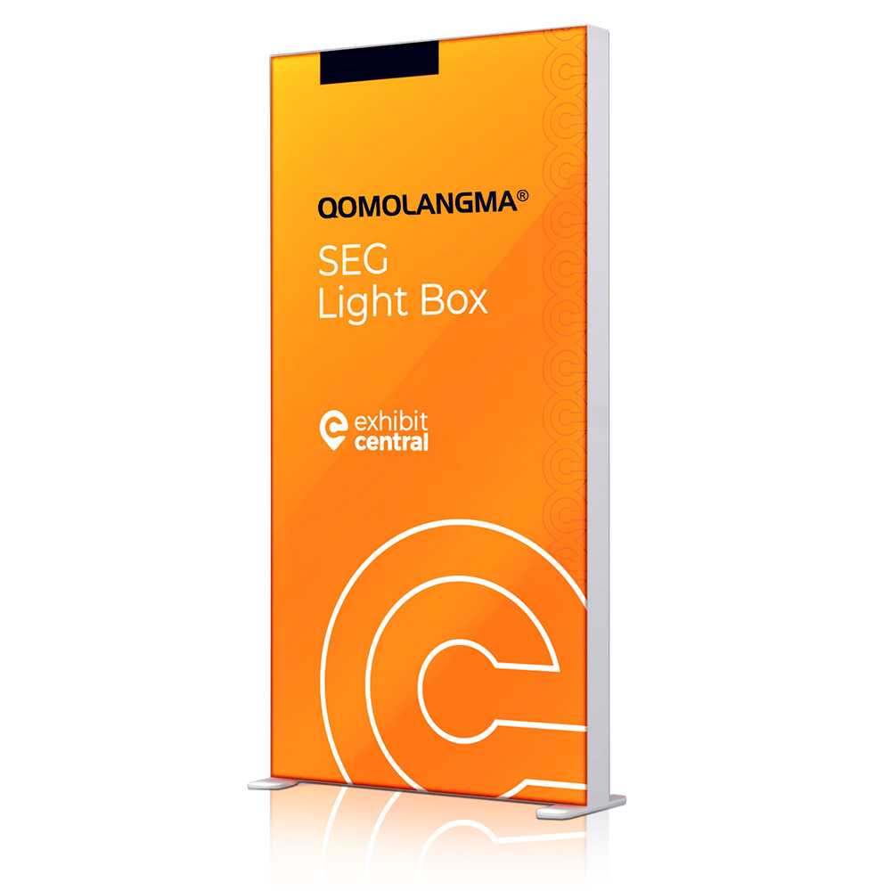 QOMOLANGMA 3 x 6 FT Aluminum SEG Modular Backlit Fabric Lightbox Display, Graphic Package