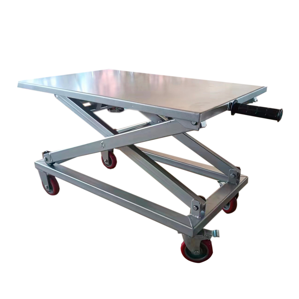 CALCA 23.6in x 37.4in Height Adjustable Heat Printing Equipment Platform Cart