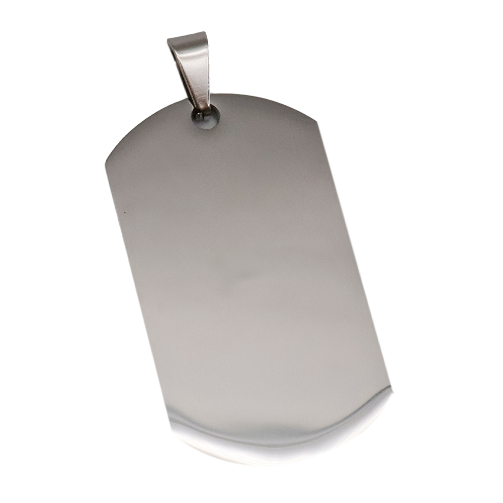 CALCA 10pcs Wholesale High Quality Army Stainless Steel Military Blank Dog Tags