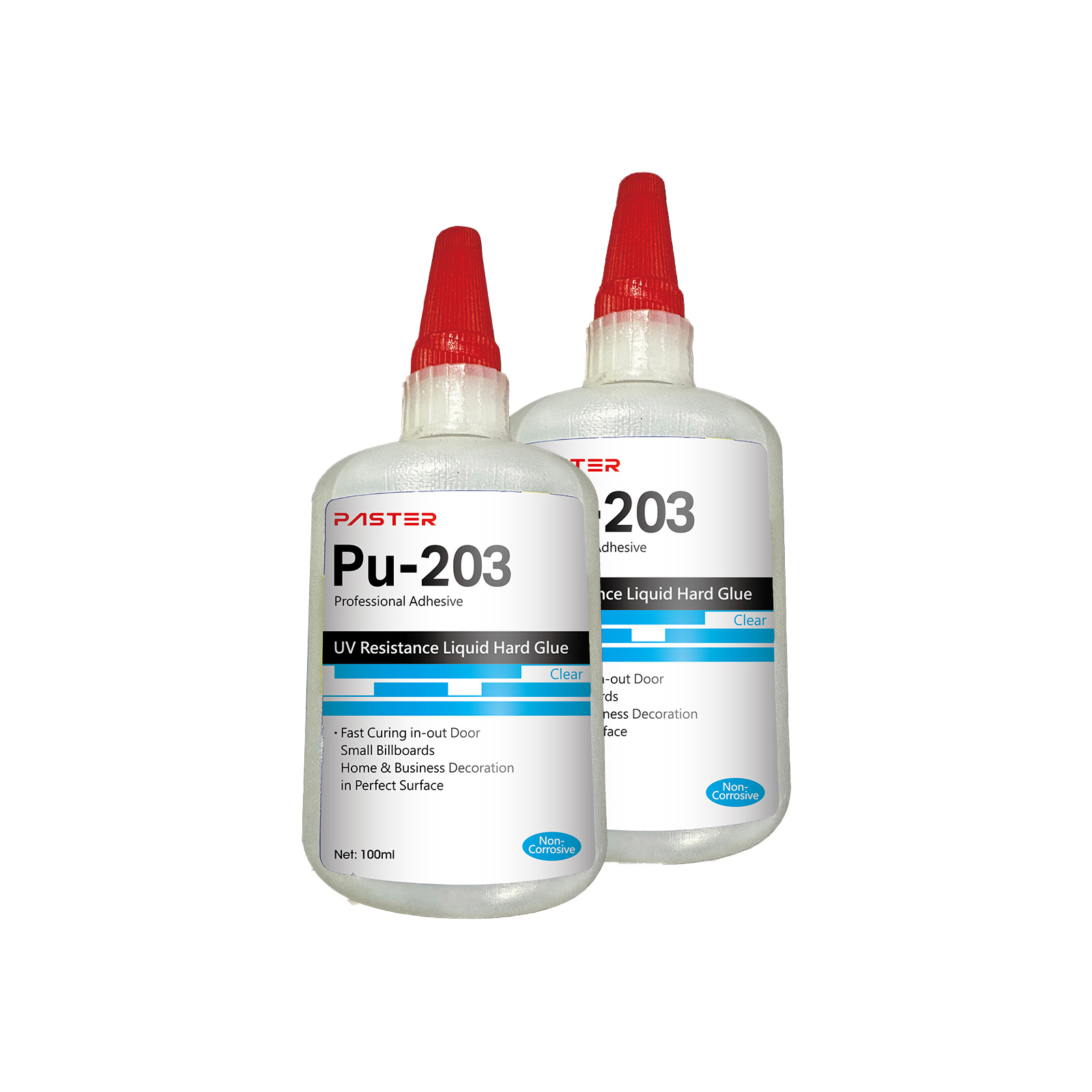 Sample-P-203 UV Resistance Liquid Hard Glue Transparent Glue For UV Print Picture