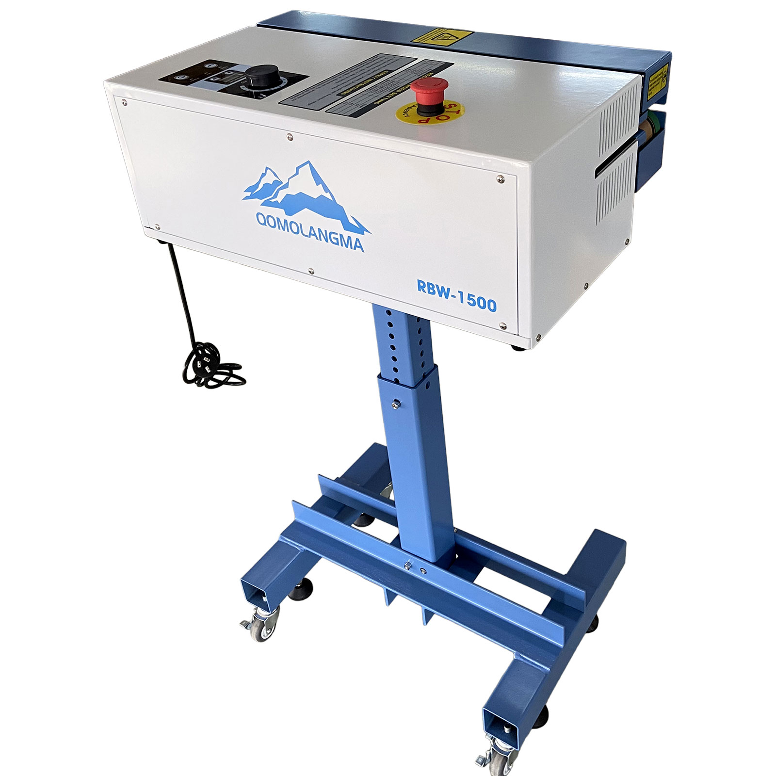 Qomolangma Semi-Automatic Banner Welder Hemming System, Alternative to Sewing and Taping for Vinyl and Fabric
