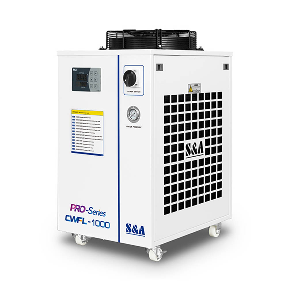 CW-FL-1000BN Industrial Water Chiller for Cooling 1000W Fiber Laser, 2.01HP, AC 1P 220V, 60Hz