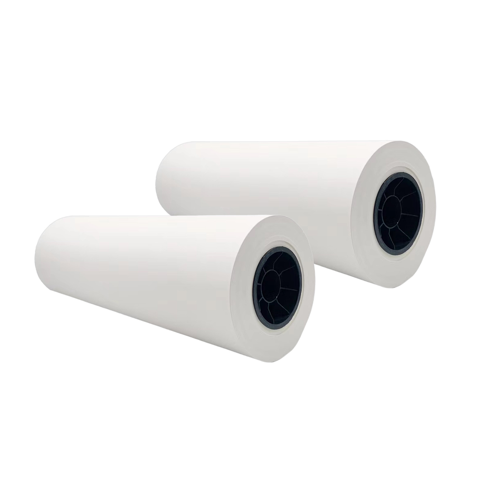 2 Rolls Pack CALCA 95gsm 24in x 328ft Fast Dry Dye Sublimation Paper for Heat Transfer Printing, 3" Core