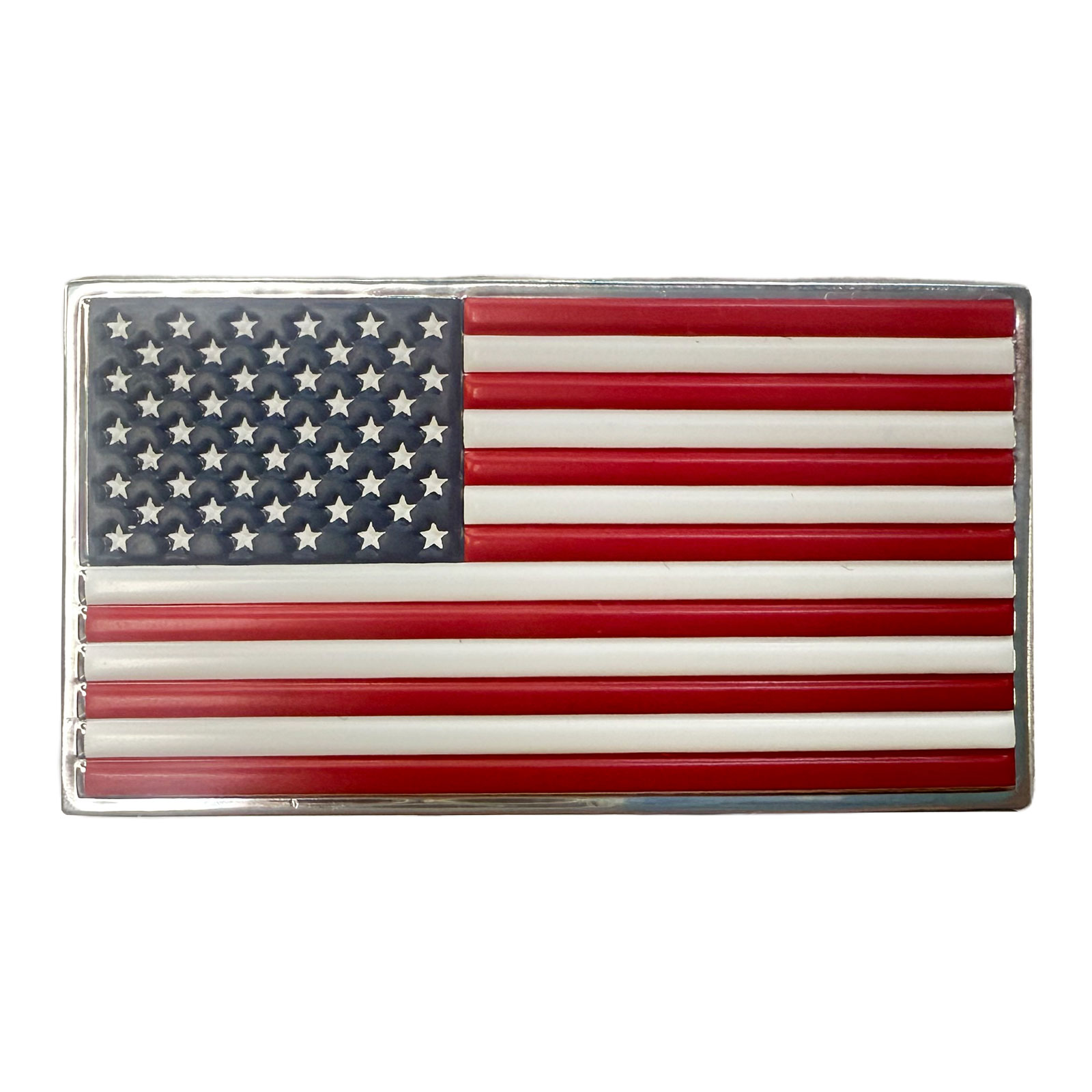 Custom 3D Metallic TPU Patch with HF Embossed & Screen Printed