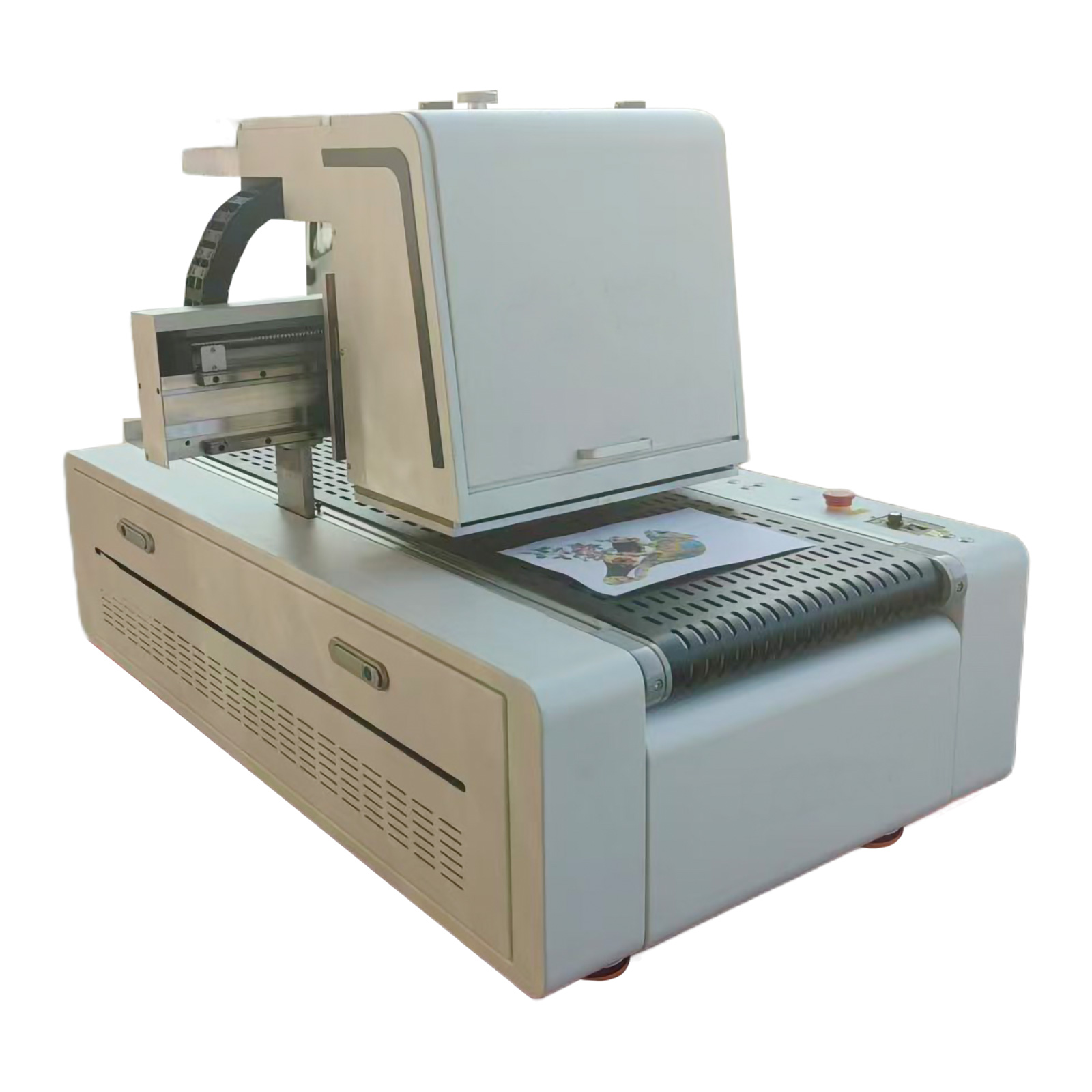 Water-based One Pass Digital Printing Press For Kraft Paper, Corrugated Board, Rice Paper