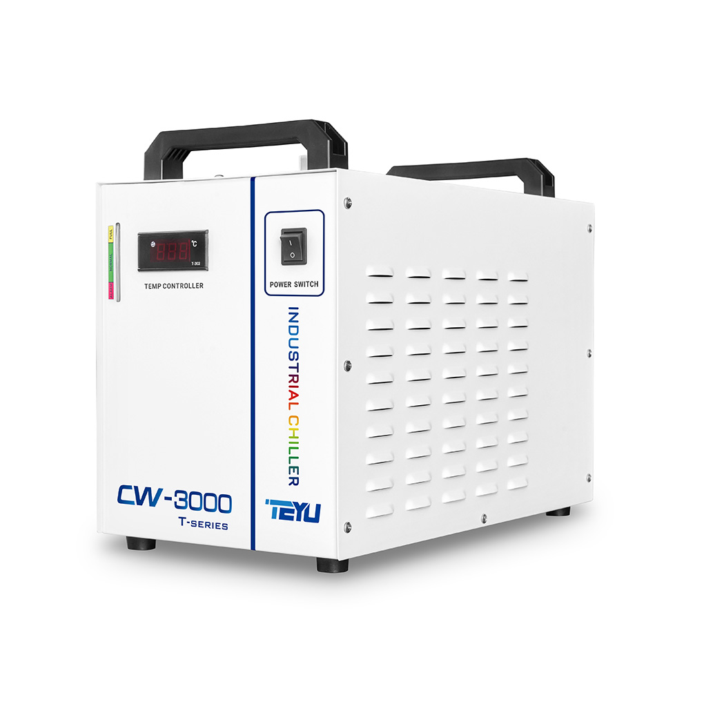 3000DG Thermolysis Industrial Water Chiller for CO2 Glass Tube of Engraving Machine, AC 1P 110V, 60Hz