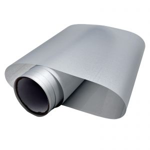 11.8in x 32.8ft/30cm x 10m DTF Satin Silver Foil Film Roll,Cold Peel