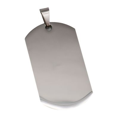 CALCA 25pcs Wholesale Military Blank Dog Tags, High Quality Army Stainless Steel ID Identification Tags