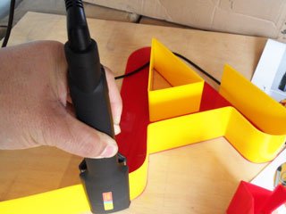 A+UType Acrylic Bender Luxury Manual Acrylic Letter Making Bending Machine Tool 